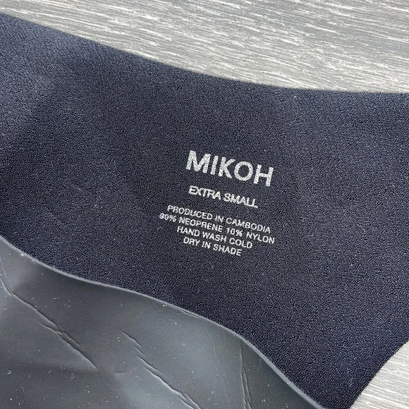 Mikoh Maldives Neoprene Bikini Bottoms, black - Picture 6 of 9